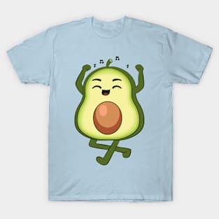 dancing avocado funny T-Shirt